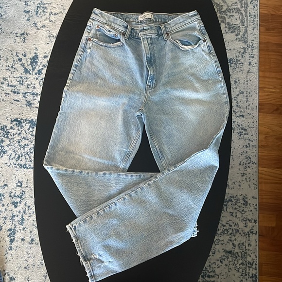 Abercrombie & Fitch 90s Ultra High Rise Straight Jeans 32/14L - Picture 4 of 4